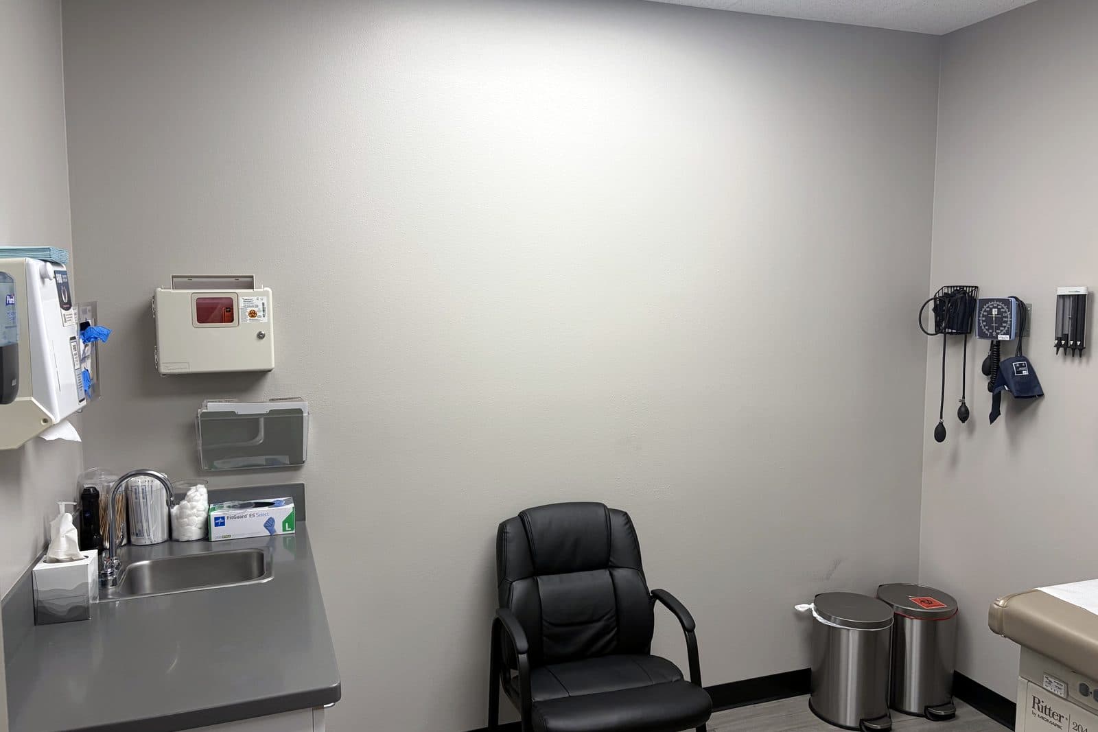 An exam room at the Rancho Cucamonga center